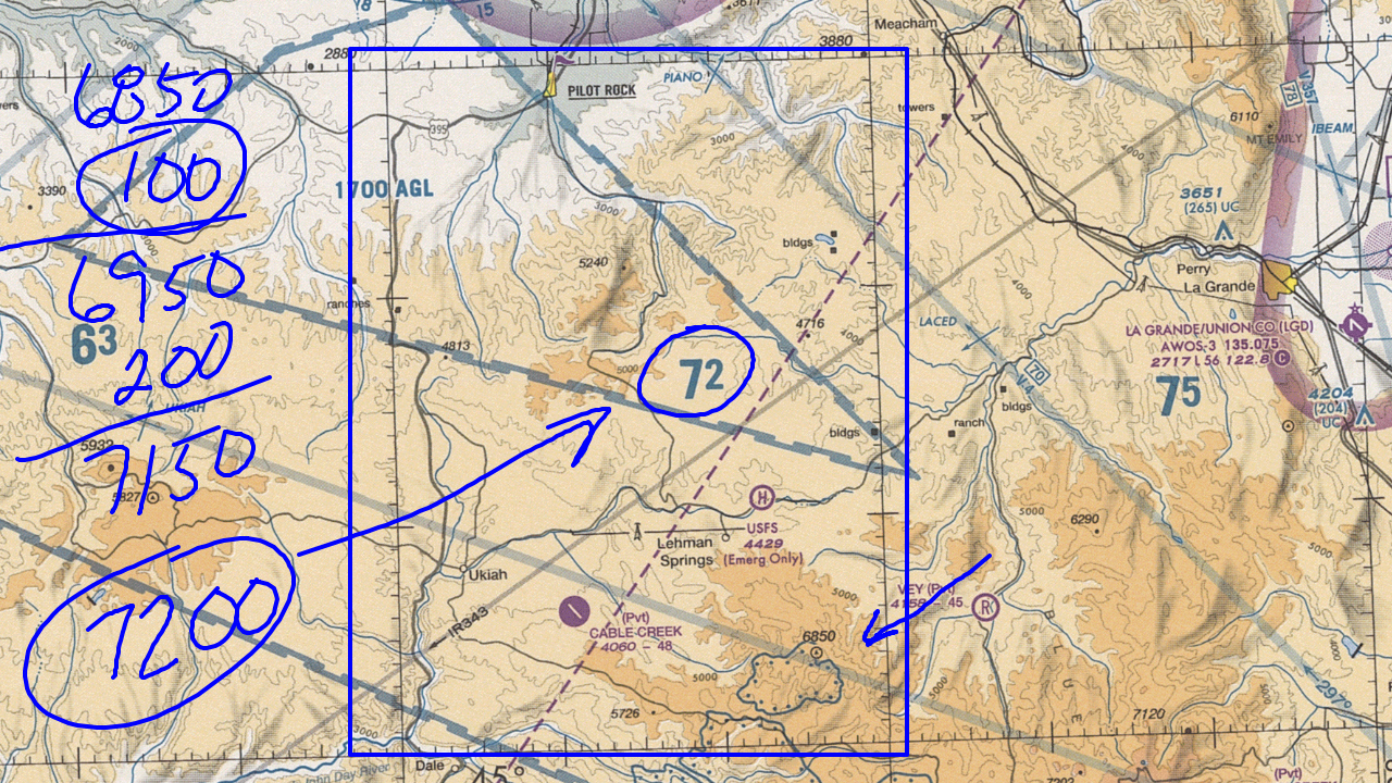 Maximum Elevation Figure (MEF) – Sectional Chart