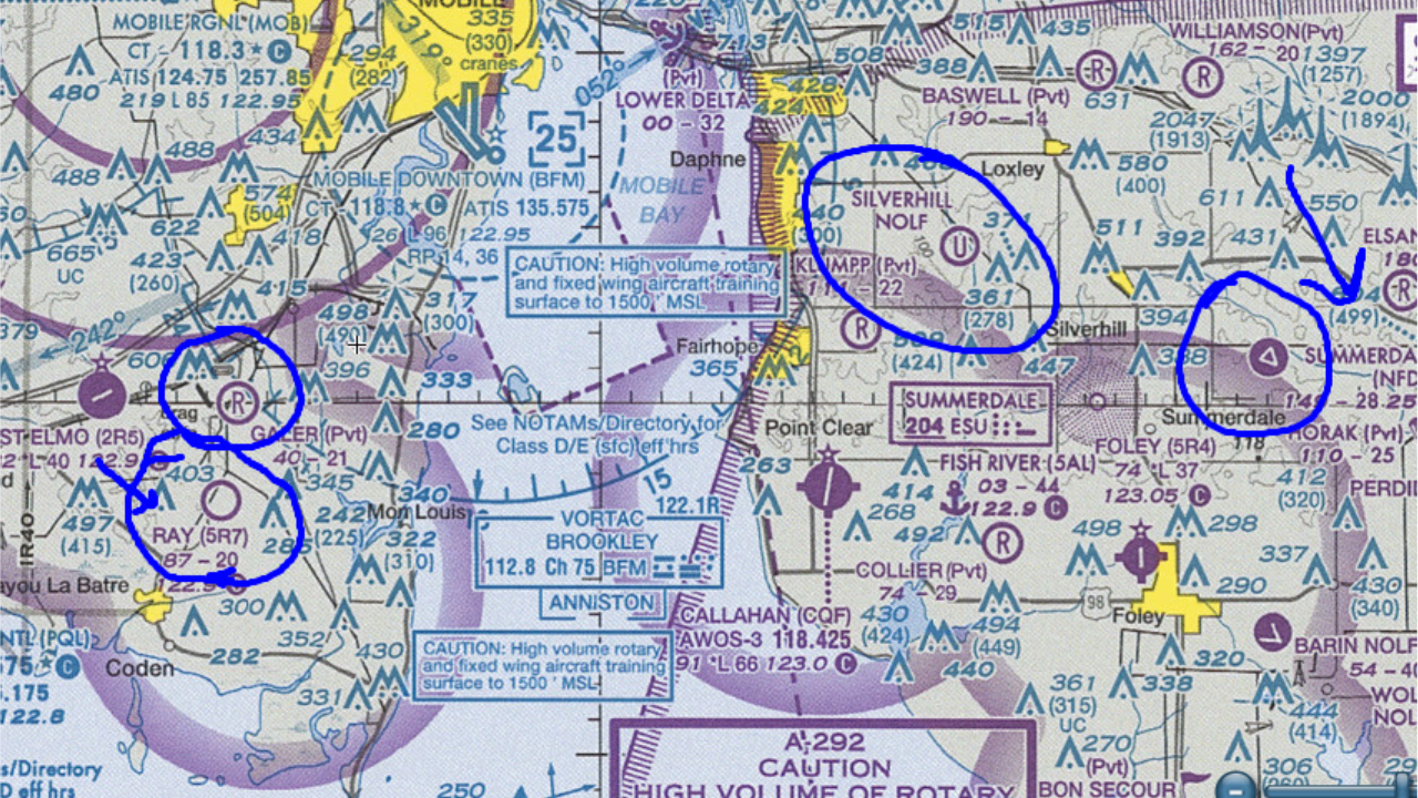 Uncontrolled Airport Diagrams – Sectional Chart